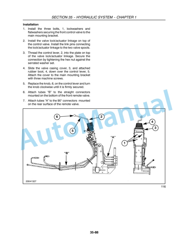 New Holland T1010, T1030, T1110 Tractor Repair Manual 87739175-5