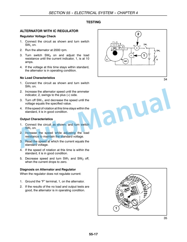 New Holland T1010, T1030, T1110 Tractor Repair Manual 87739176-4