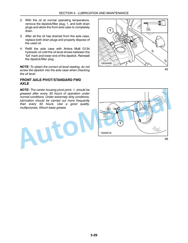New Holland T1110, 230GM Tractor Operation and Maintenance Manual 87722411-4