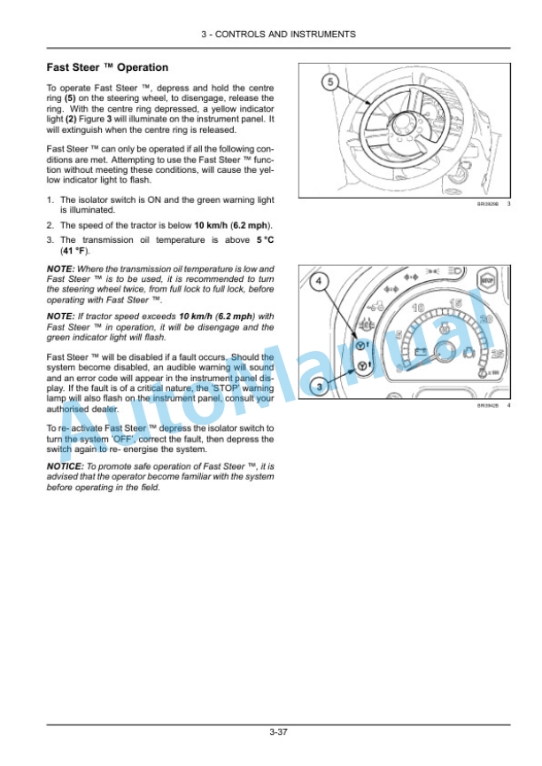 Alternative view of New Holland T1404, T1554, T1654, T1804B Tractor Operation and Maintenance Manual 48097000