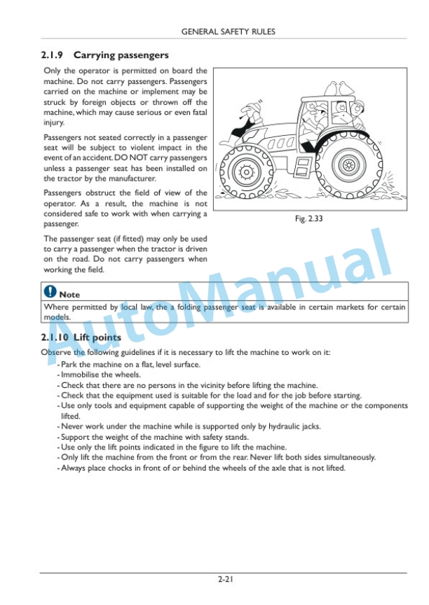 Alternative view of New Holland T14.70, T14.80, T14.90, T14.100 Tractor Operation and Maintenance Manual 51427761