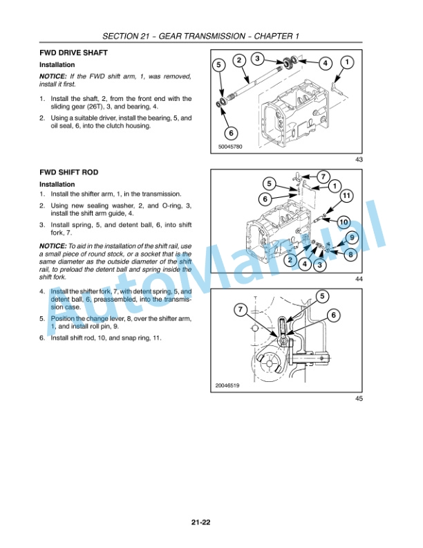 New Holland T1510, T1520 Tractor Service Manual 84260812-2
