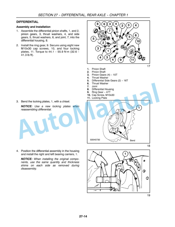 New Holland T1510, T1520 Tractor Service Manual 84260812-4