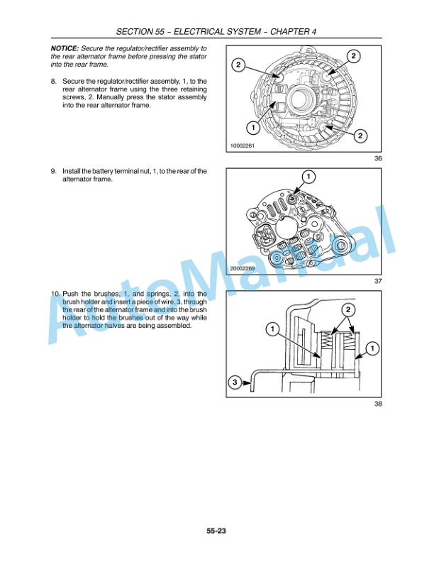 New Holland T1510, T1520 Tractor Service Manual 84260814-5