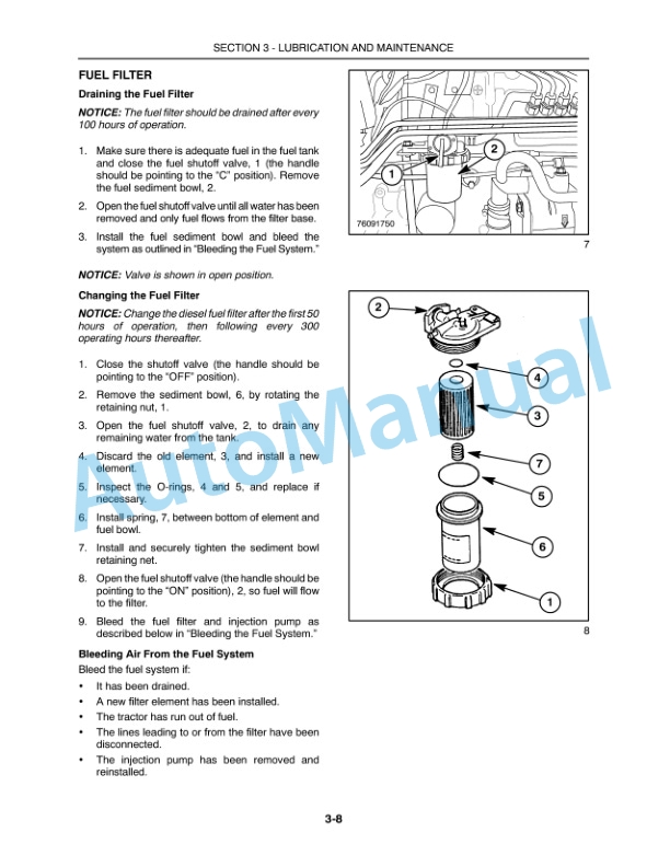 New Holland T1530 Tractor Operation and Maintenance Manual 84333785-4