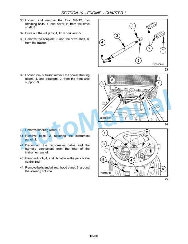 New Holland T1530 Tractor Service Manual 84227370-2