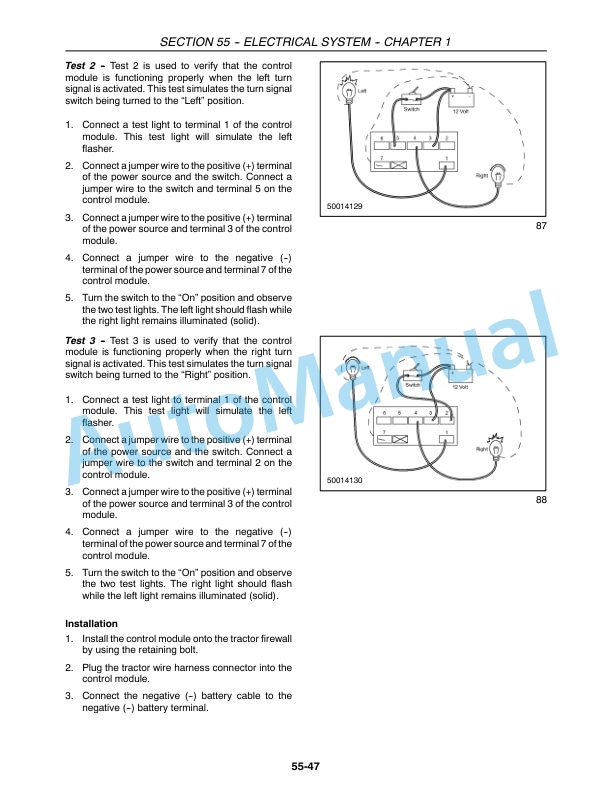 New Holland T1530 Tractor Service Manual 84227372-3