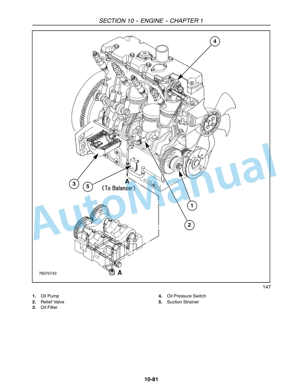 New Holland T2310, T2320, T2330 Tractor Repair Manual 87491391-4
