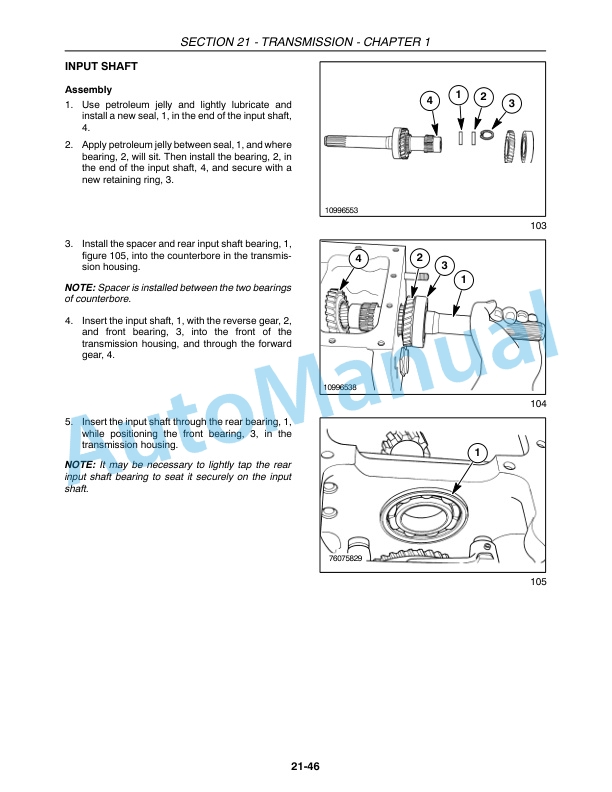 New Holland T2310, T2320, T2330 Tractor Repair Manual 87491392-2