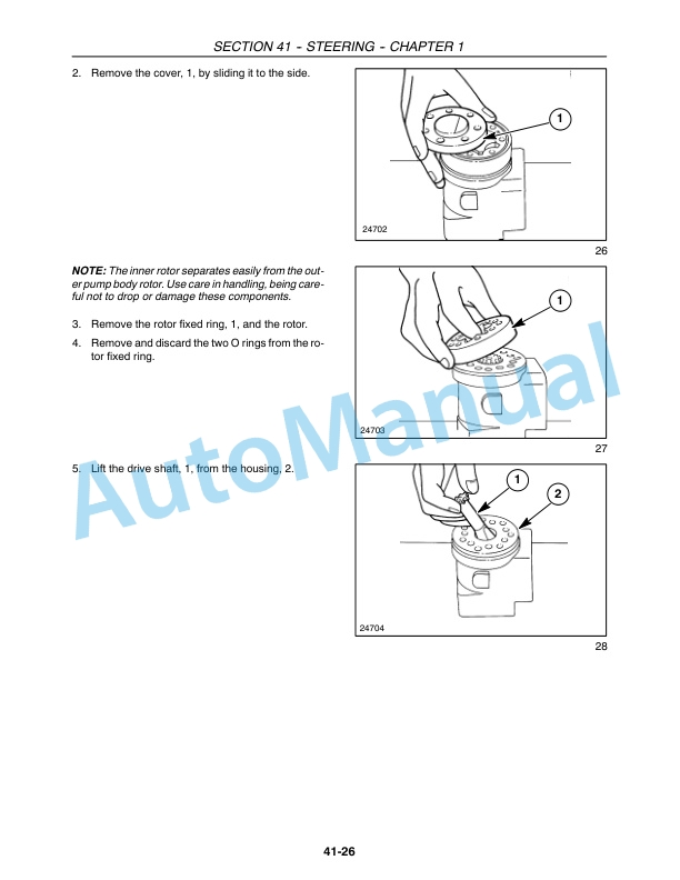 New Holland T2310, T2320, T2330 Tractor Repair Manual 87491393-4