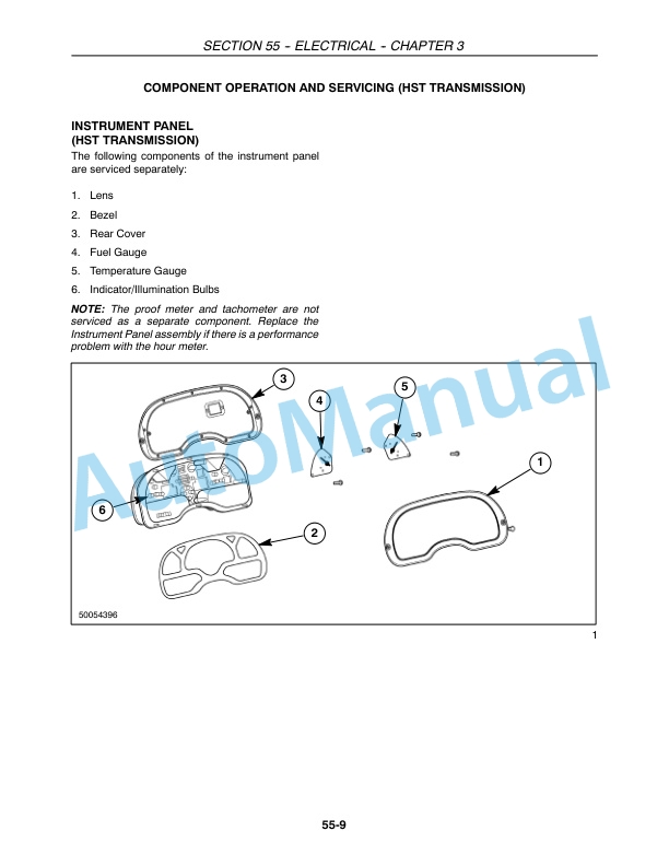 New Holland T2310, T2320, T2330 Tractor Repair Manual 87491394-5