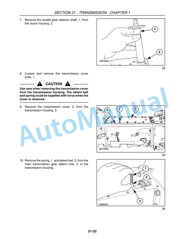Alternative view of New Holland T2310, T2320, T2330 Tractor Repair Manual 87491396
