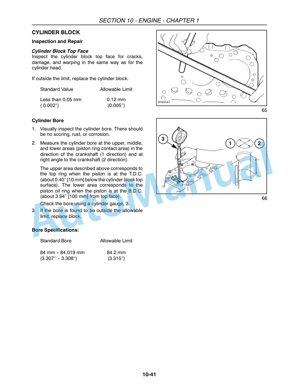 New Holland T2410, T2420 Tractor Repair Manual 87693284-3