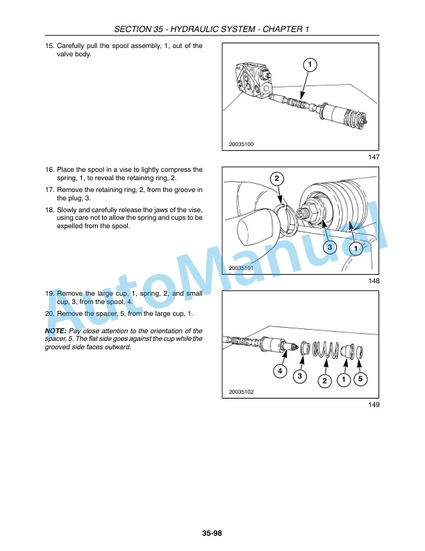 New Holland T2410, T2420 Tractor Repair Manual 87693287-4