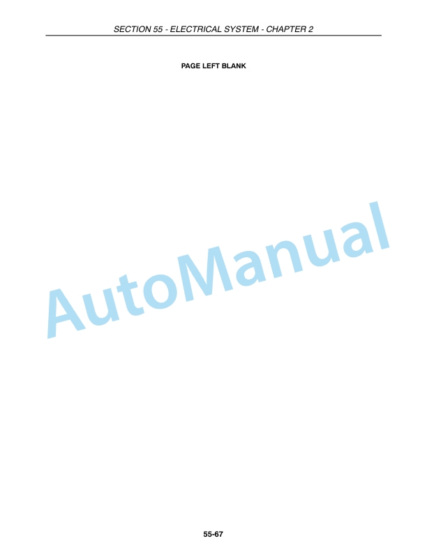 New Holland T2410, T2420 Tractor Repair Manual 87693288-4