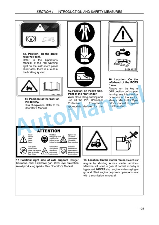 Alternative view of New Holland T3.50F, T3.55F, T3.65F, T3.75F Tractor Operation and Maintenance Manual 47383262