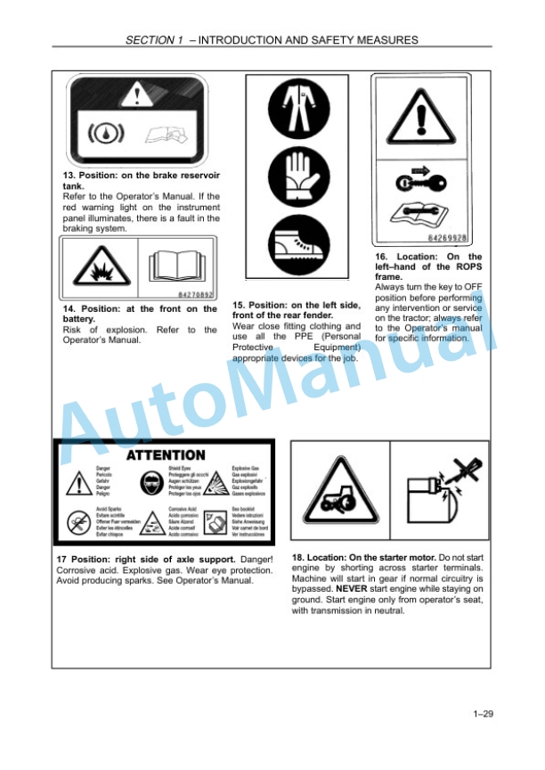Alternative view of New Holland T3.50F, T3.55F, T3.65F, T3.75F Tractor Operation and Maintenance Manual 47756909