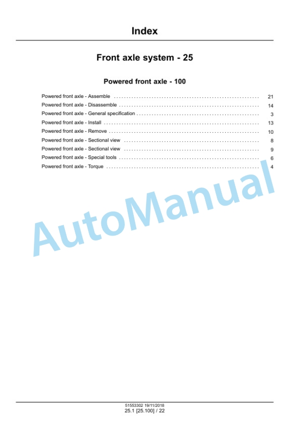 Alternative view of New Holland T3.60F, T3.70F, T3.80F Tractor Service Manual 51553302