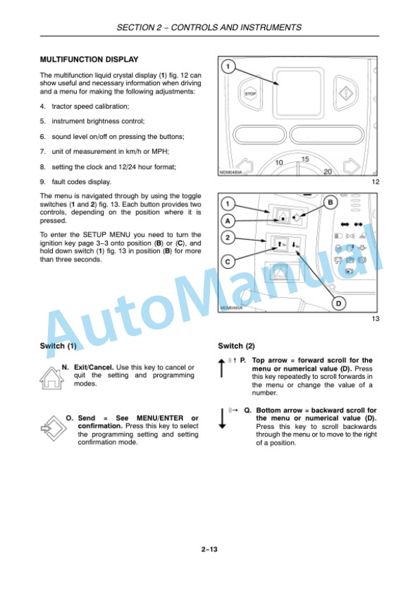 Alternative view of New Holland T4020, T4030, T4040, T4050 Deluxe - Supersteer Tractor Operation and Maintenance Manual 47394589