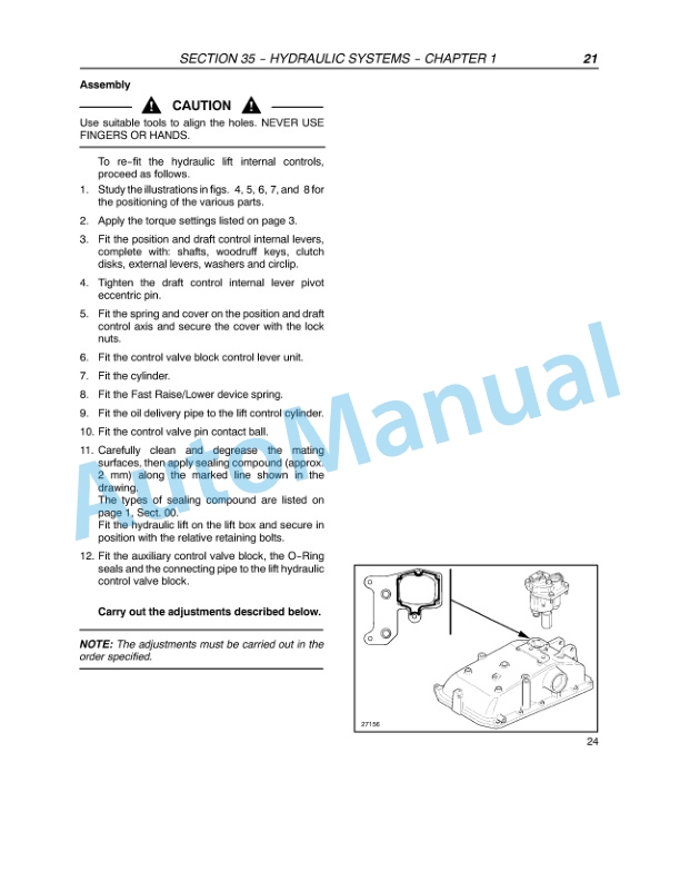 New Holland T4020, T4030, T4040, T4050 Deluxe - Supersteer Tractor Repair Manual 84158074-2