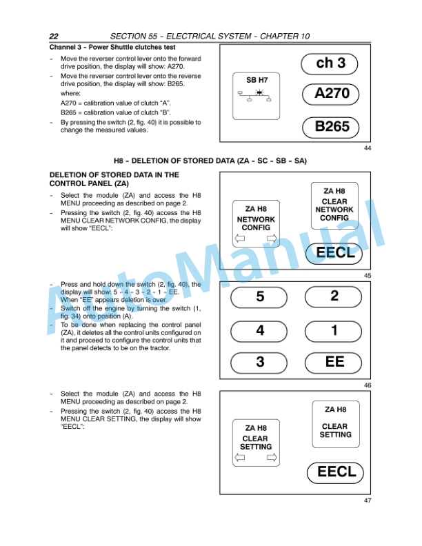 New Holland T4020, T4030, T4040, T4050 Deluxe - Supersteer Tractor Repair Manual 84158075-5