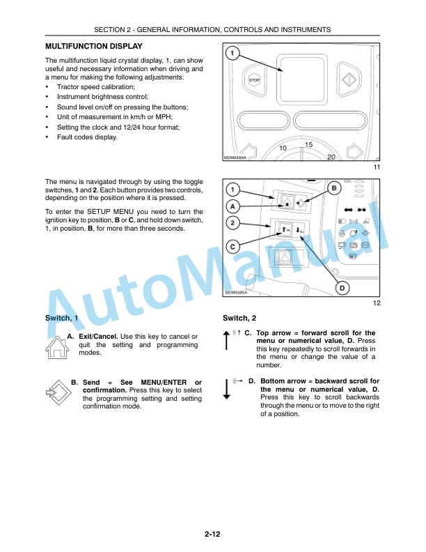 Alternative view of New Holland T4020, T4030, T4040, T4050 Standard Tractor Operation and Maintenance Manual 84131283