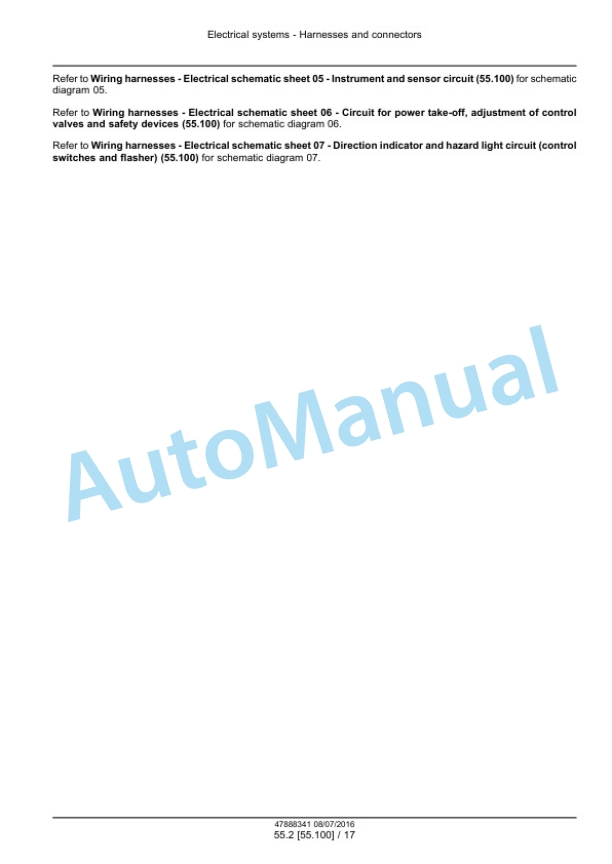 New Holland T4030F, T4040F, T4050F, T4060F Tier 3 Tractor Service Manual 48038058-2