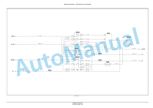 New Holland T4030F, T4040F, T4050F, T4060F Tier 3 Tractor Service Manual 48038058-3