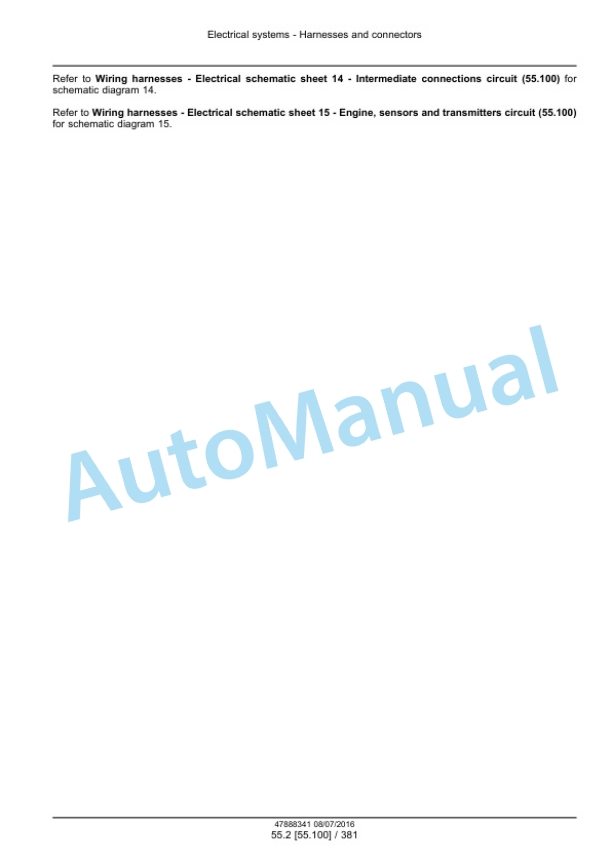 New Holland T4030F, T4040F, T4050F, T4060F Tier 3 Tractor Service Manual 48038059-5