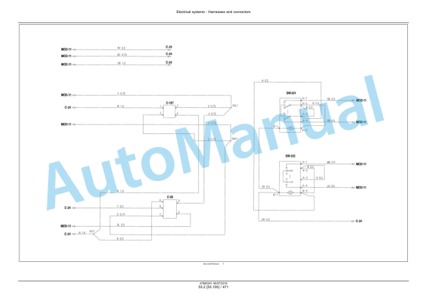 New Holland T4030F, T4040F, T4050F, T4060F Tier 3 Tractor Service Manual 48038060-2