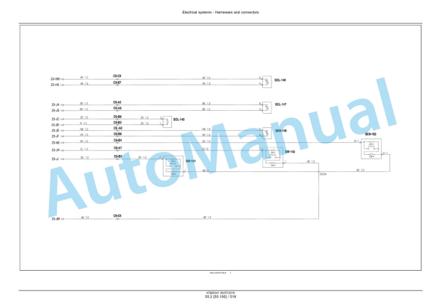 New Holland T4030F, T4040F, T4050F, T4060F Tier 3 Tractor Service Manual 48038060-3