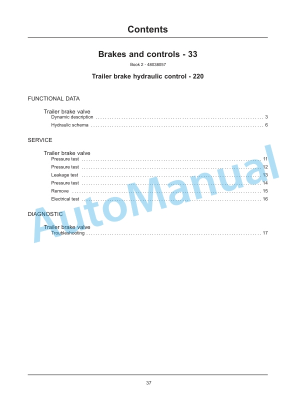 New Holland T4030F, T4040F, T4050F, T4060F Tier 3 Tractor Service Manual 48038064-3