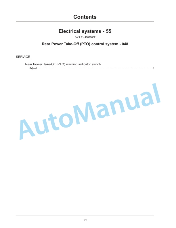 New Holland T4030F, T4040F, T4050F, T4060F Tier 3 Tractor Service Manual 48038064-5