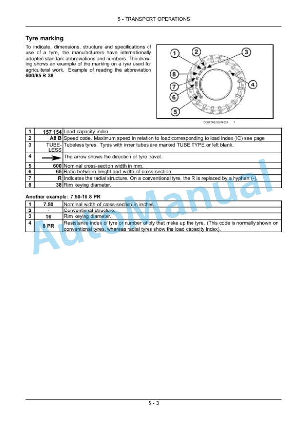 New Holland T4030F, T4040F, T4050F, T4060F Tractor Operation and Maintenance Manual 84515611-3