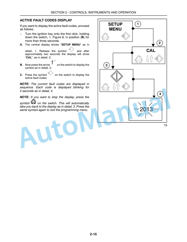 Alternative view of New Holland T4030F, T4040F, T4050F Tractor Operation and Maintenance Manual 87484916