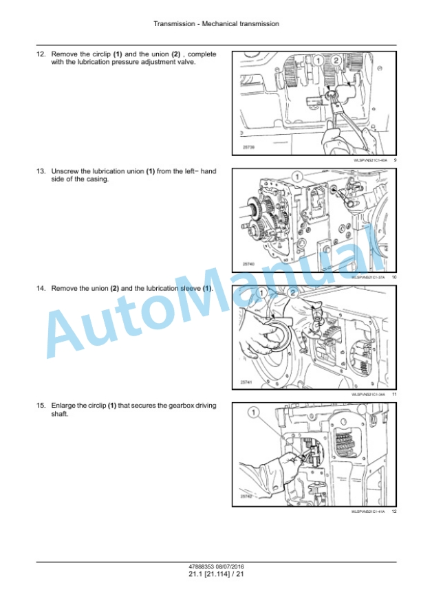 Alternative view of New Holland T4030V, T4040V, T4050V, T4060V Tier 3 Tractor Service Manual 48048524