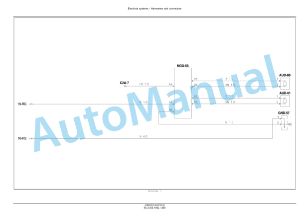 New Holland T4030V, T4040V, T4050V, T4060V Tier 3 Tractor Service Manual 48048527-2