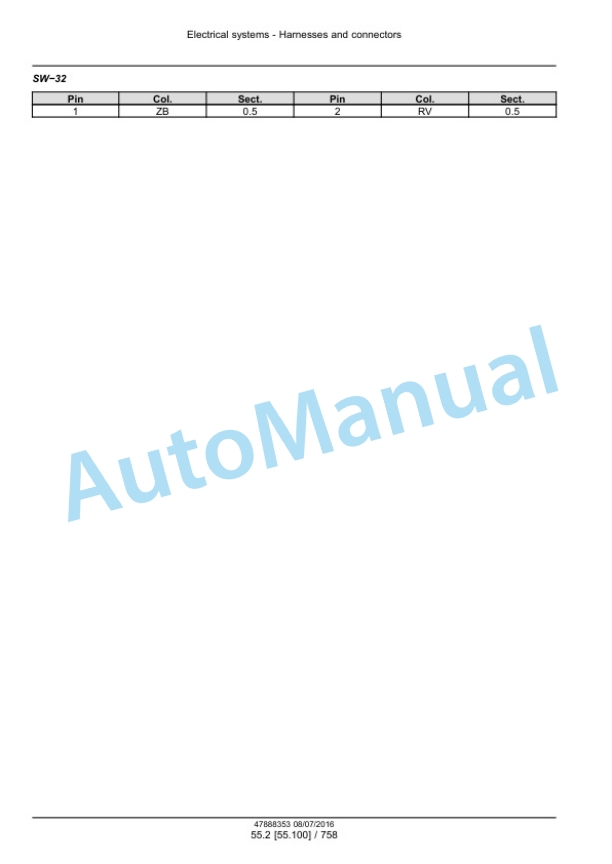 New Holland T4030V, T4040V, T4050V, T4060V Tier 3 Tractor Service Manual 48048529-2