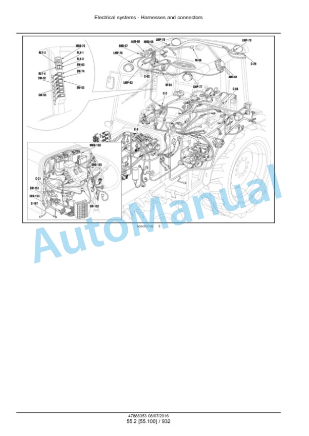 New Holland T4030V, T4040V, T4050V, T4060V Tier 3 Tractor Service Manual 48048529-5