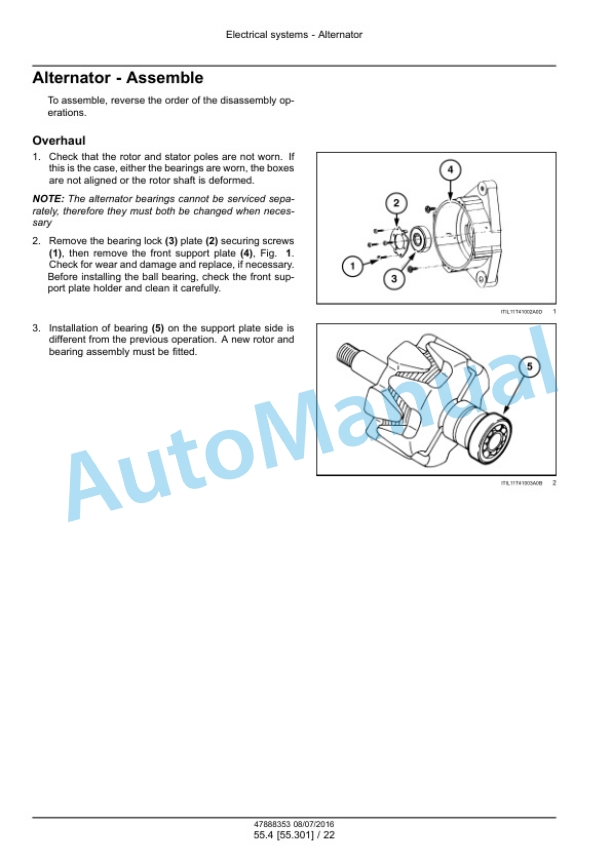 Alternative view of New Holland T4030V, T4040V, T4050V, T4060V Tier 3 Tractor Service Manual 48048530