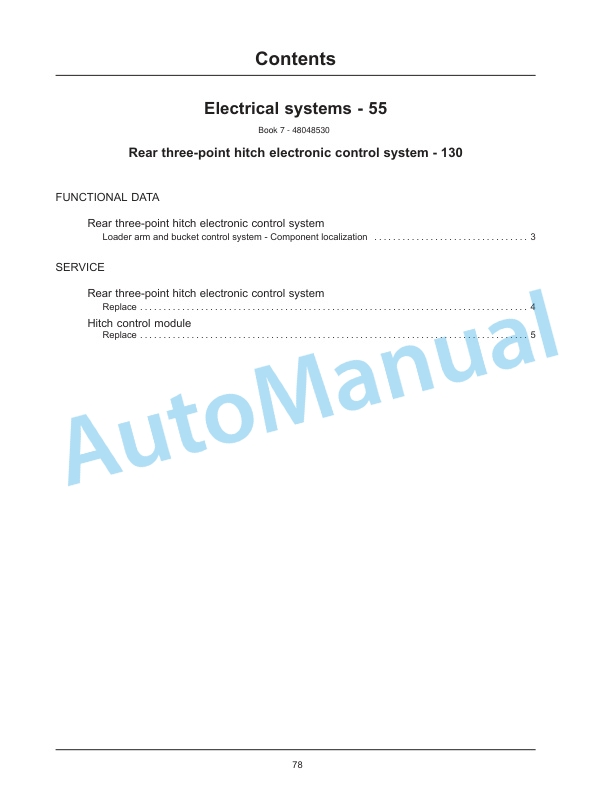 New Holland T4030V, T4040V, T4050V, T4060V Tier 3 Tractor Service Manual 48048532-5