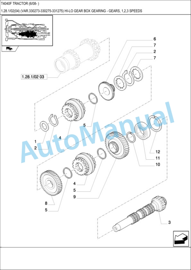 New Holland T4040F Tractor Parts Catalogue-2