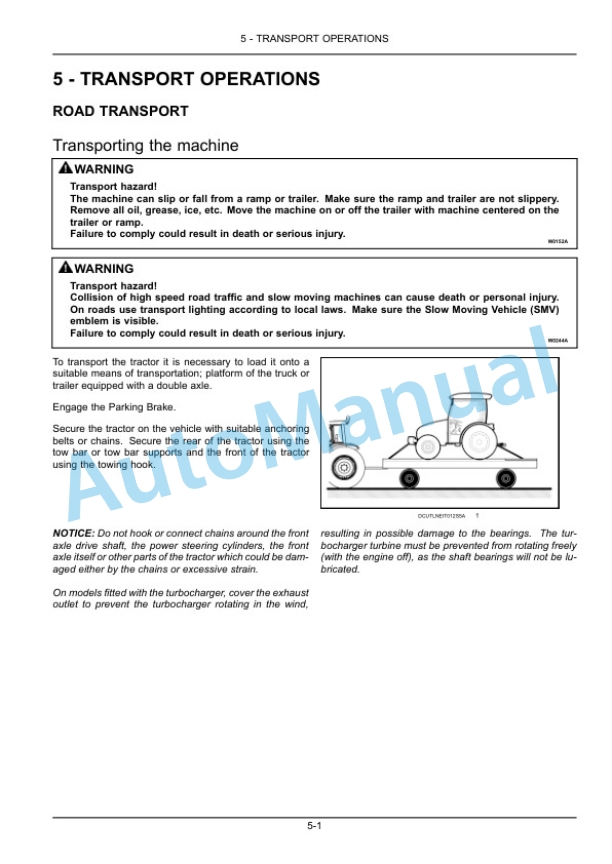 New Holland T4.115 Tractor Operation and Maintenance Manual 47604431-3