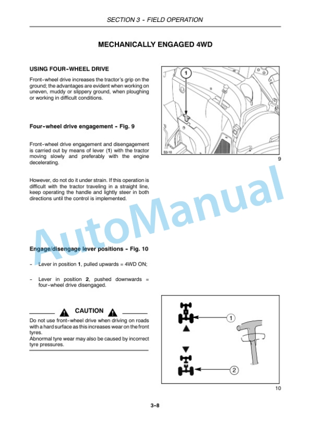 New Holland T4.55, T4.65, T4.75 PowerStar Series Tractor Operation and Maintenance Manual 84343404-3