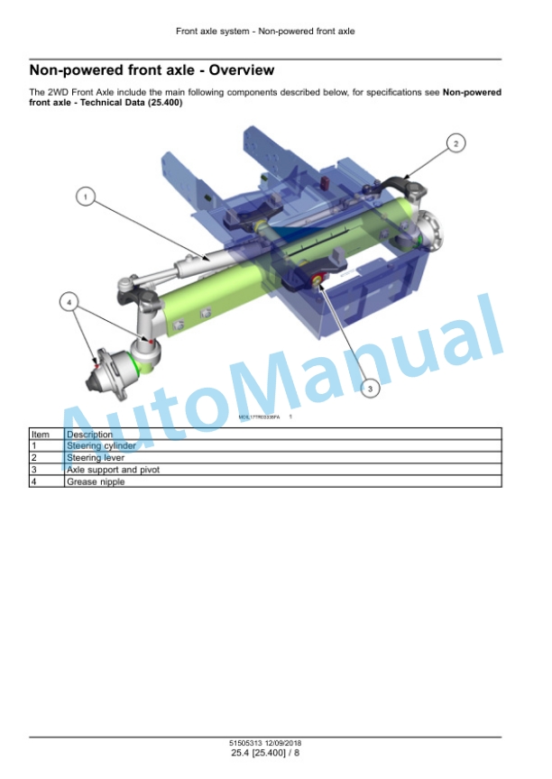 Alternative view of New Holland T4.55, T4.65, T4.75 Tractor Service Manual 51505313