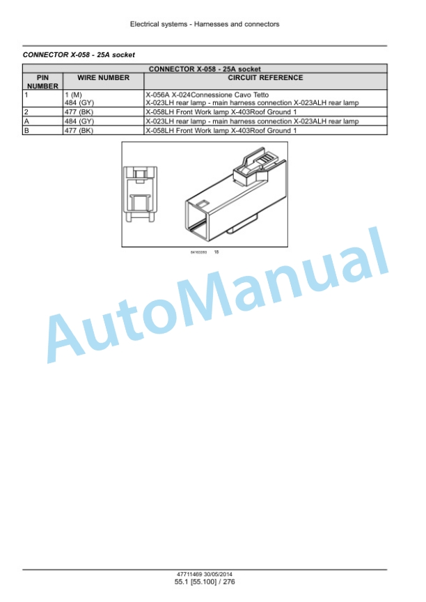New Holland T4.75 PowerStar Tier 4B Final Tractor Service Manual 47712634-4
