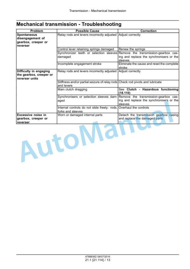 Alternative view of New Holland T4.75F, T4.85F, T4.95F, T4.105F Tier 3 Tractor Service Manual 48017749