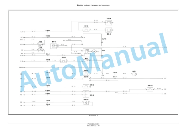 New Holland T4.75F, T4.85F, T4.95F, T4.105F Tier 3 Tractor Service Manual 48017751-5