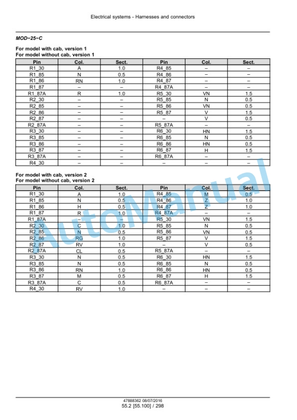 New Holland T4.75F, T4.85F, T4.95F, T4.105F Tier 3 Tractor Service Manual 48017753-2