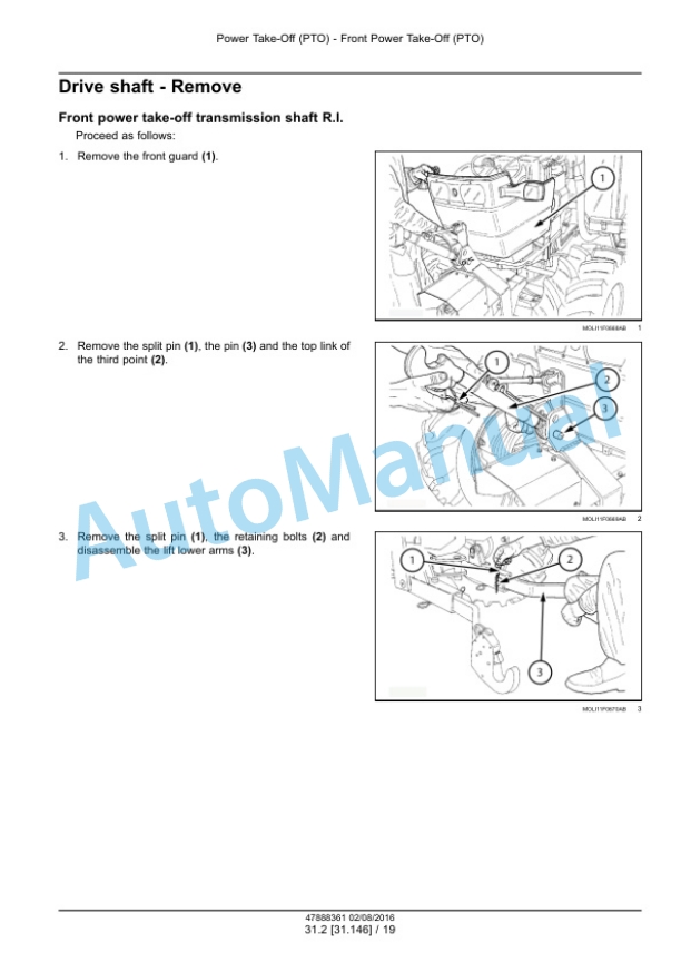 Alternative view of New Holland T4.75F, T4.85F, T4.95F, T4.105F Tractor Service Manual 47888361